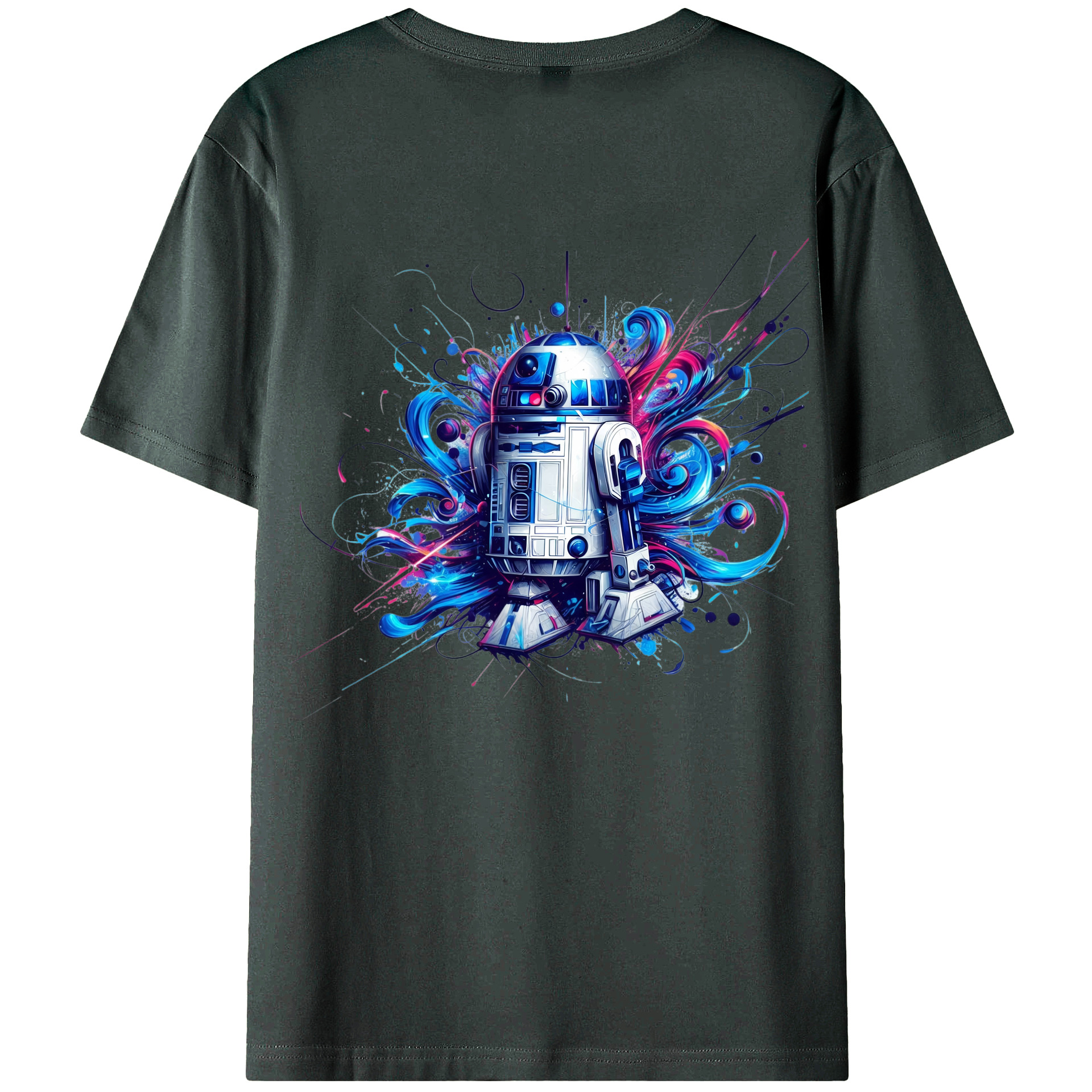 （画像用） スター・ウォーズ Star Wars 綿100％ メンズ半袖Tシャツ（バックプリント） 通気性